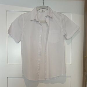 H&M White Casual Button Down Shirt